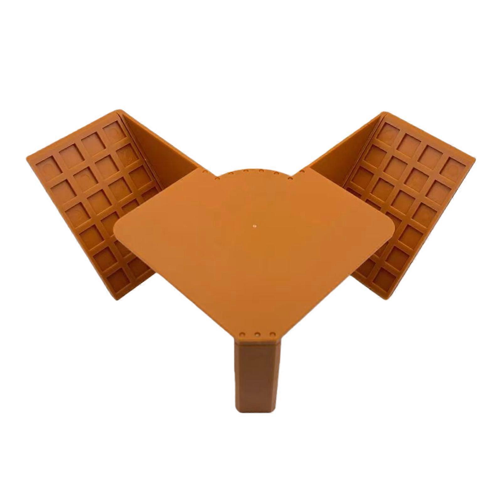 Hermit Crabs Shelter Tunnel Cave Habitat Hideout Easy Maintenance Design Platform for Terrarium Reptiles Tanks Accessory Multicolor