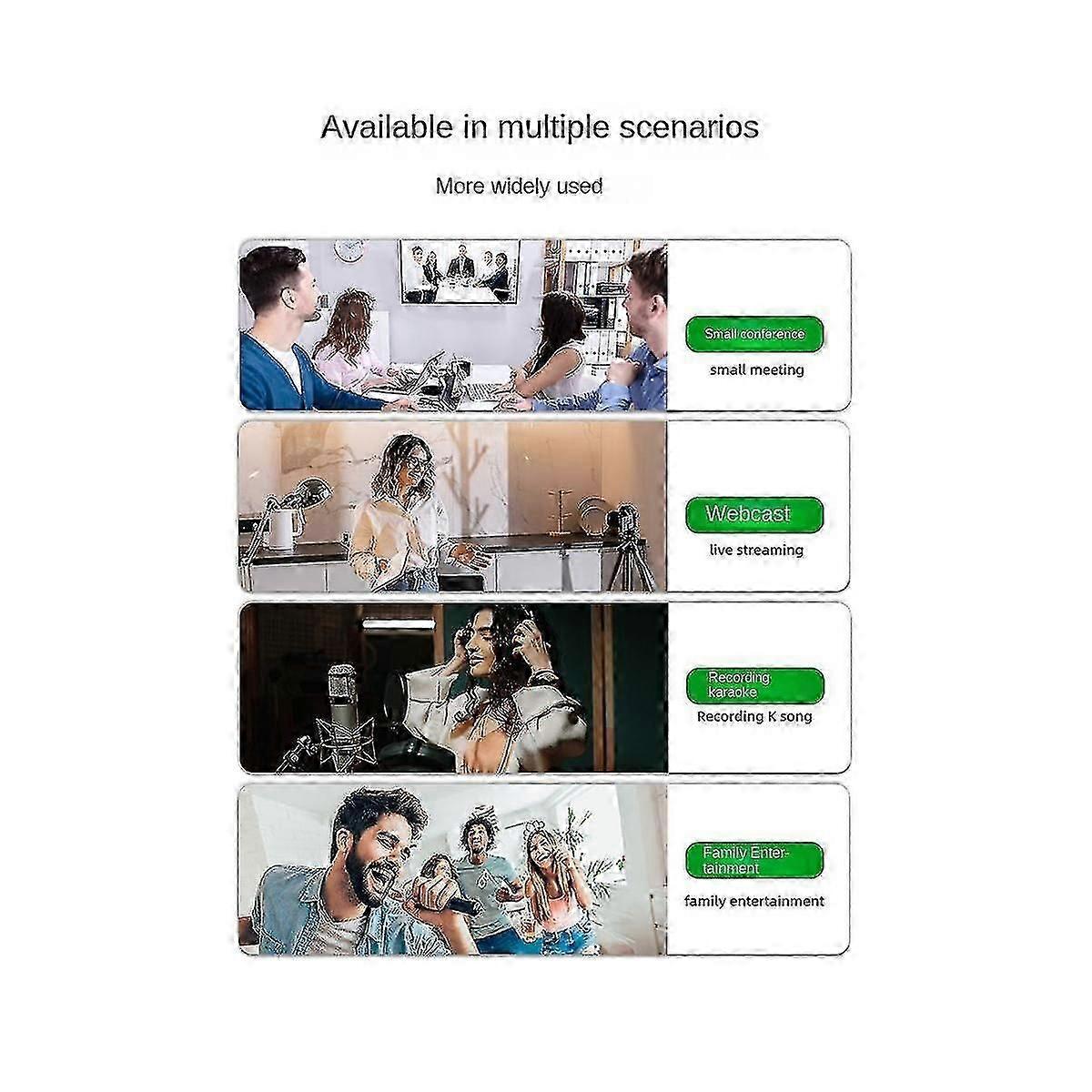 Recording Mixer Audio Mixer 4 Channel Usb Sound Card Interface Console Studio Stage