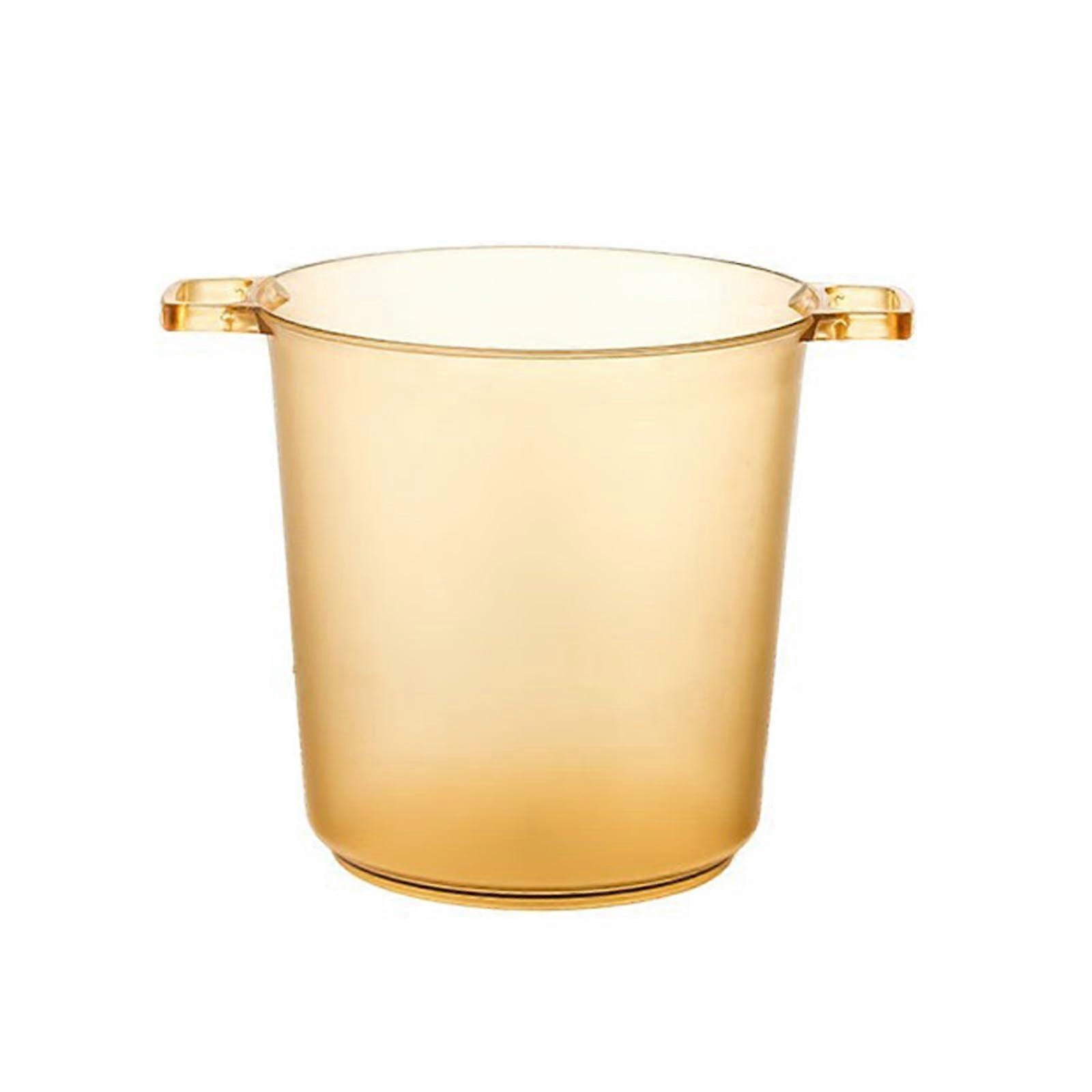 Acrylic Ice Bucket 5L Frosted Transparent Champagne and Beer Cooler for Home Bar and Parties