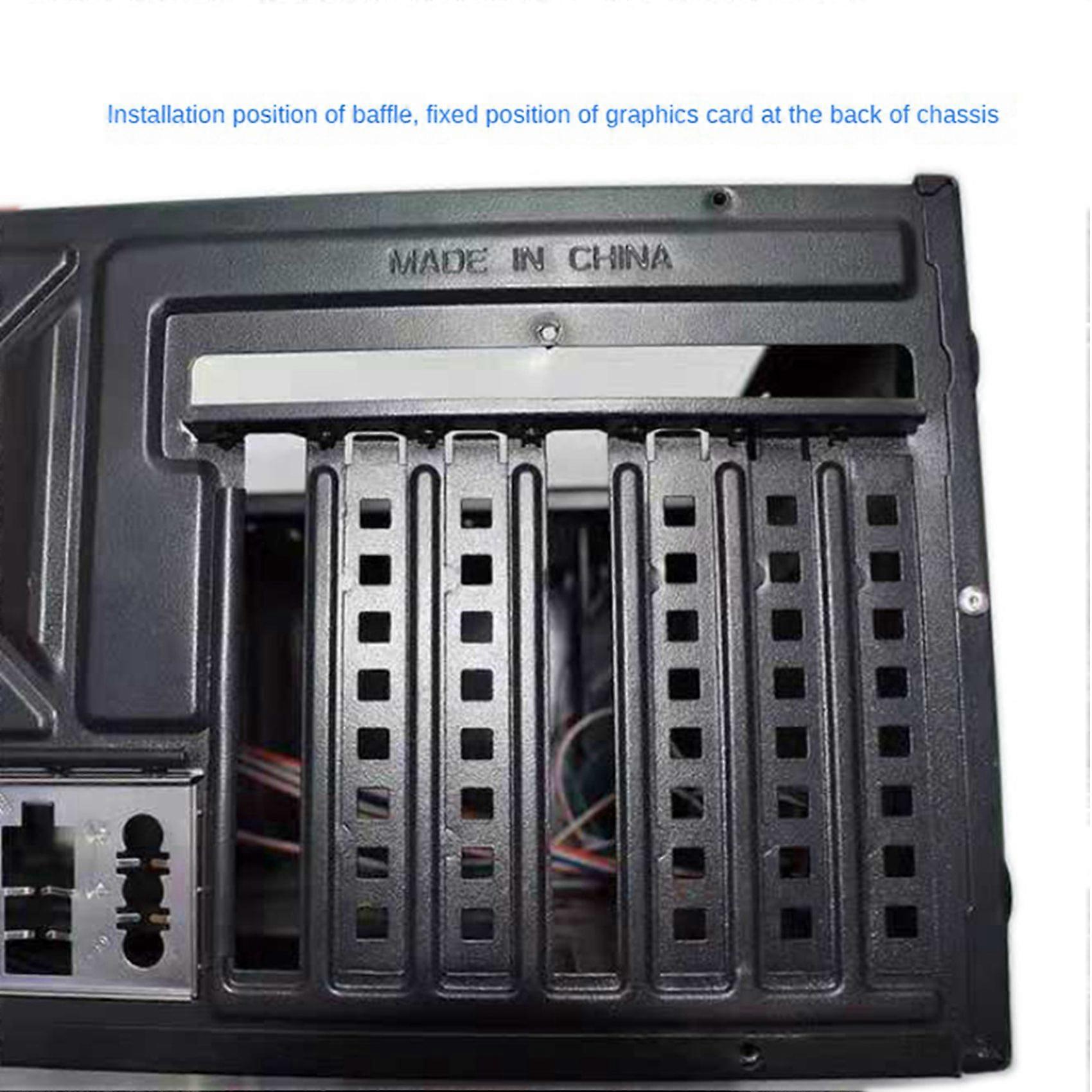 10Pcs PCI Slot Cover Dust Filter Blanking Board Cooling Fan Dust Filter Ventilation for PC Computer Case, with Hole