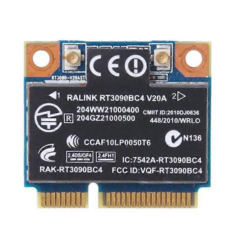HP Ralink RT3090BC4 300Mbps WiFi Bluetooth PCI-E Card 802.11N Upgrade for Laptops 602992-001