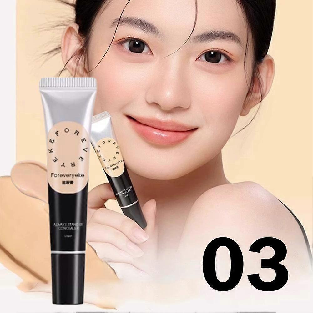 Foreverkey Concealer Full Coverage Waterproof Sweat Proof All Day Wear Lightweight Natural Finish For Oily Combination Sensitive Skin Multiple Shades