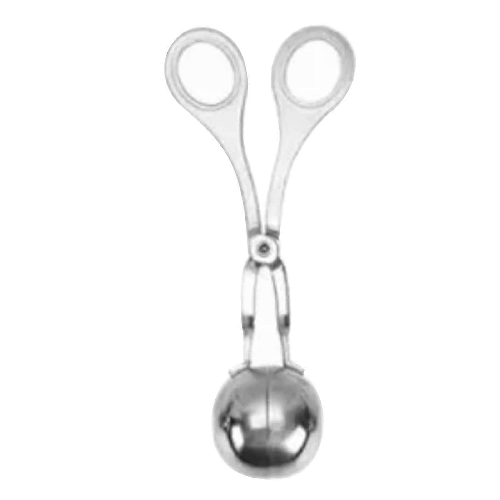 304 Stainless Steel Meatball Maker Scoop – Nonstick Easy Clean Tool with Uniform Ball Size, M (3.9x7.9in)