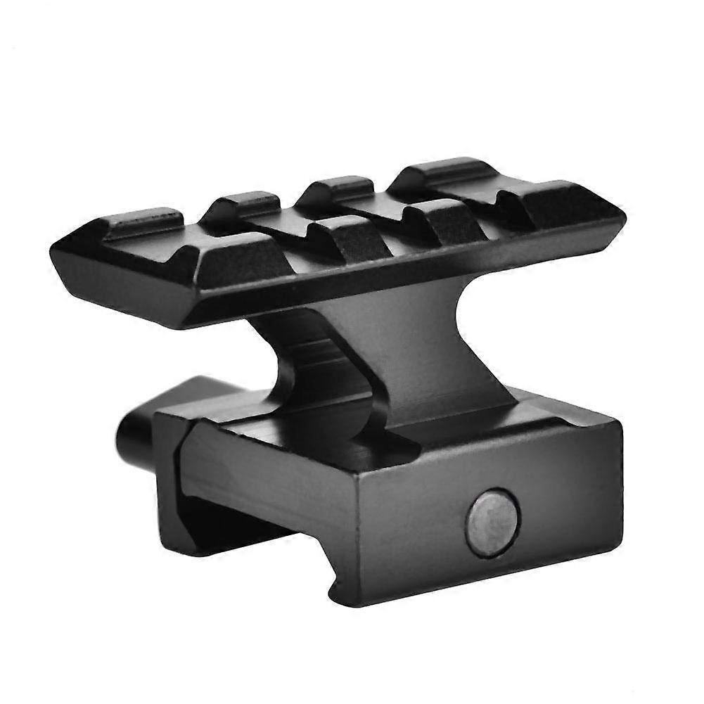 Picatinny Weaver Riser Rail Mount 3 Slot Slanted  Profile Scope Base for Rifles