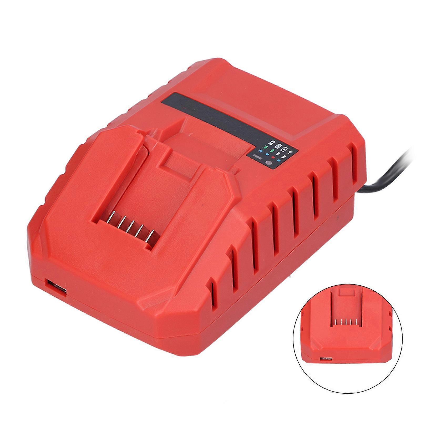 Erstatningsbatterilader 12V C4/12-50 4A Rød verktøyplugg