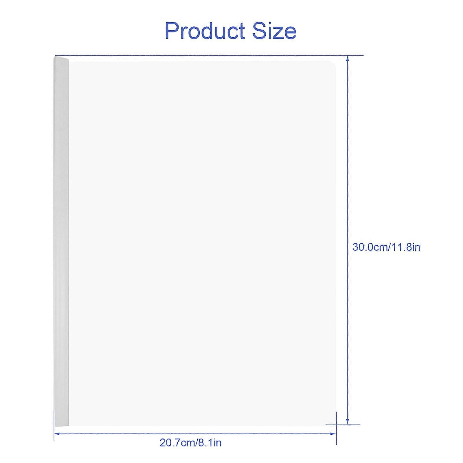 10Pcs Plastic File Draw Rod Folders Useful Document A4 Rod Clamps File Organizer