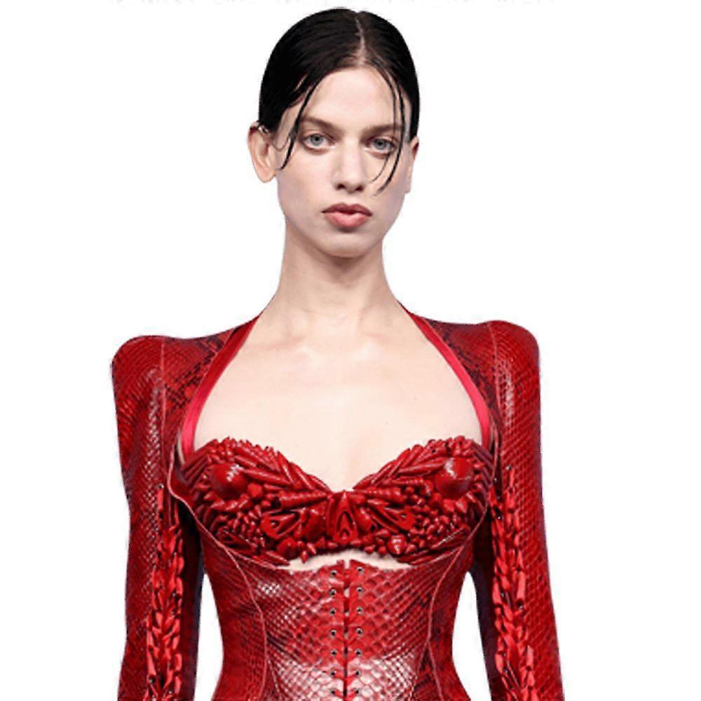 Lily McMenamy (Red Outfit) Half Body Buddy Cutout