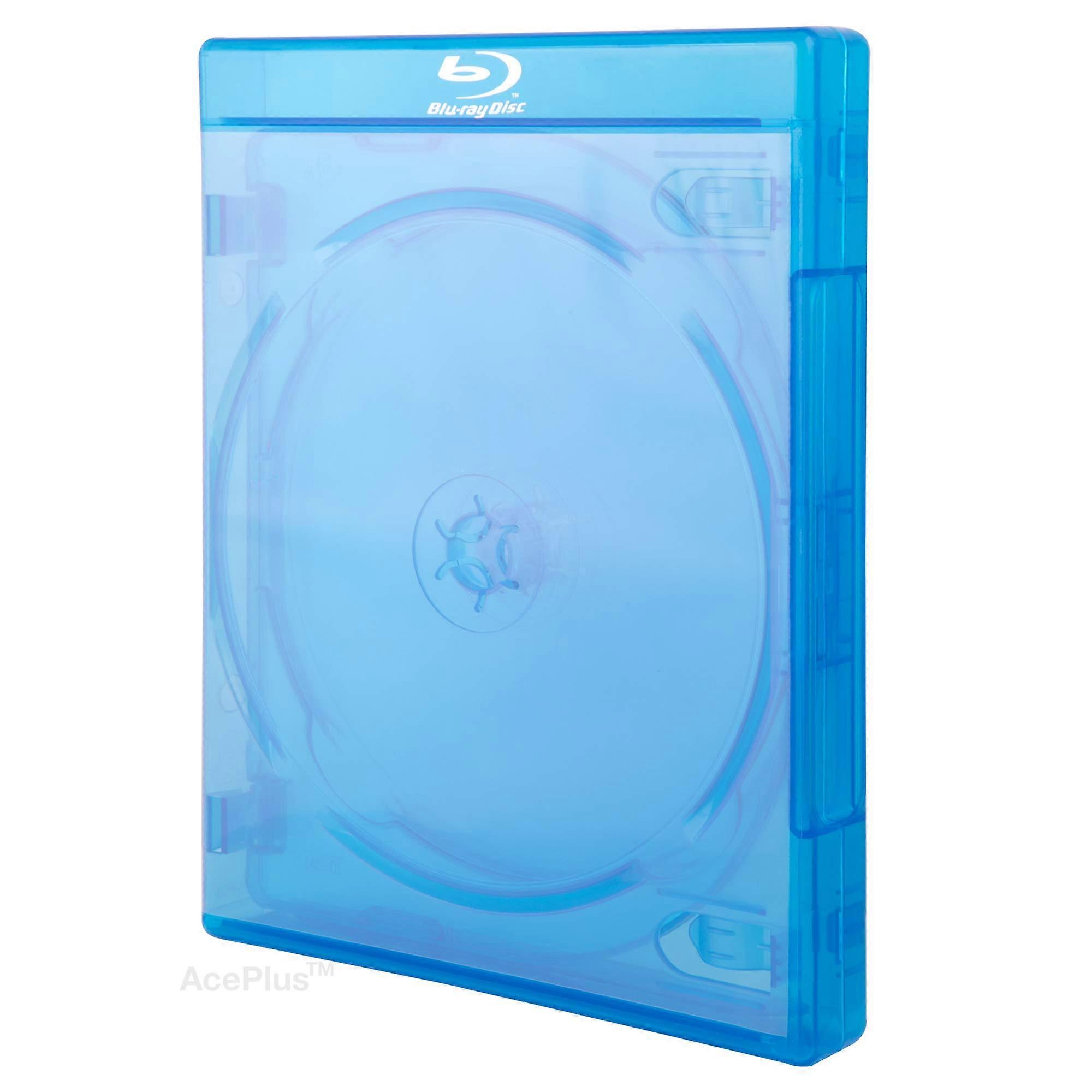 Triple 3Disc Bluray Cases 22mm Extra Thick Spine with Clear Sleeve and , 10Pack