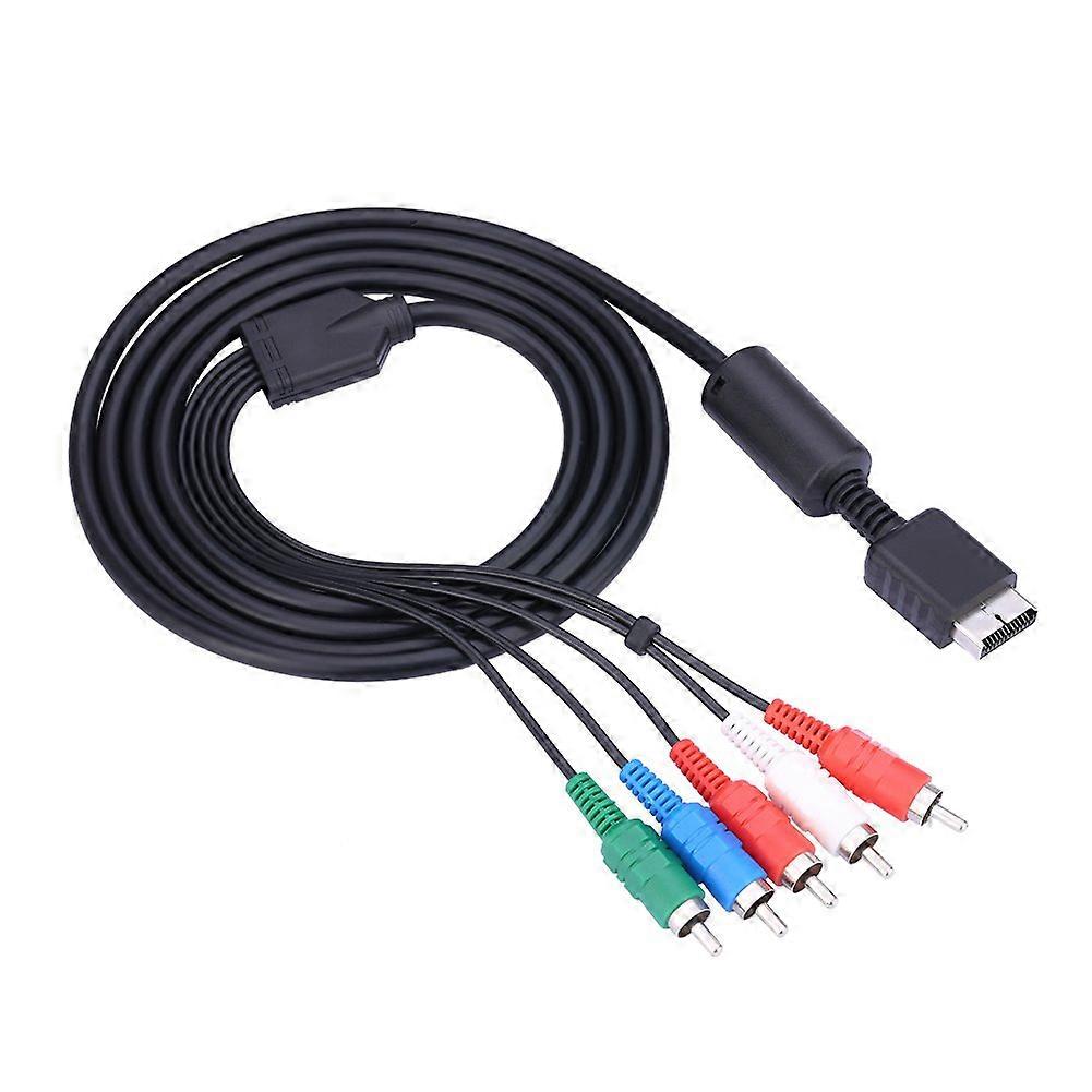 AV Cable with Definition Output for HDTV, Durable Component Video Audio Cord for PS2 PS3