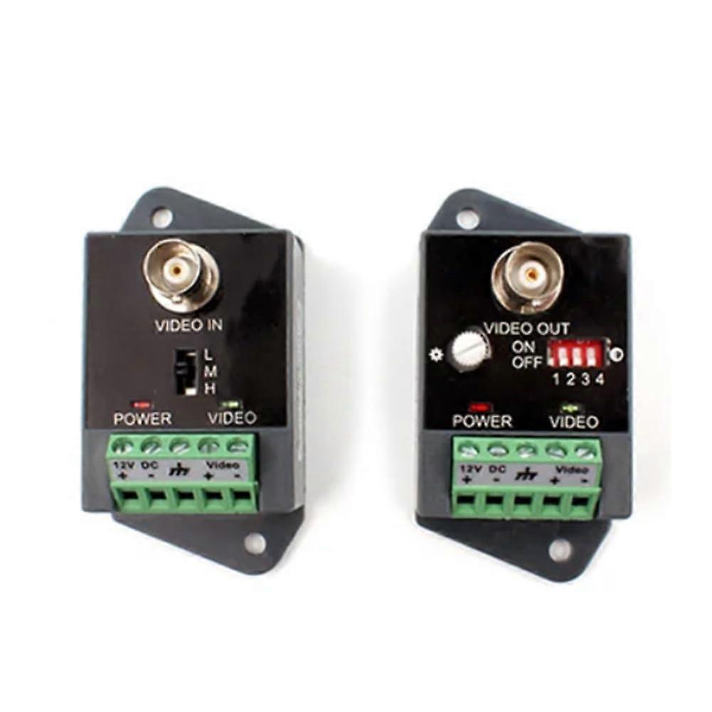 Single Channel Active CCTV Video Balun HDTVI CVI AHD Transceiver Easy Installation Stable Signal