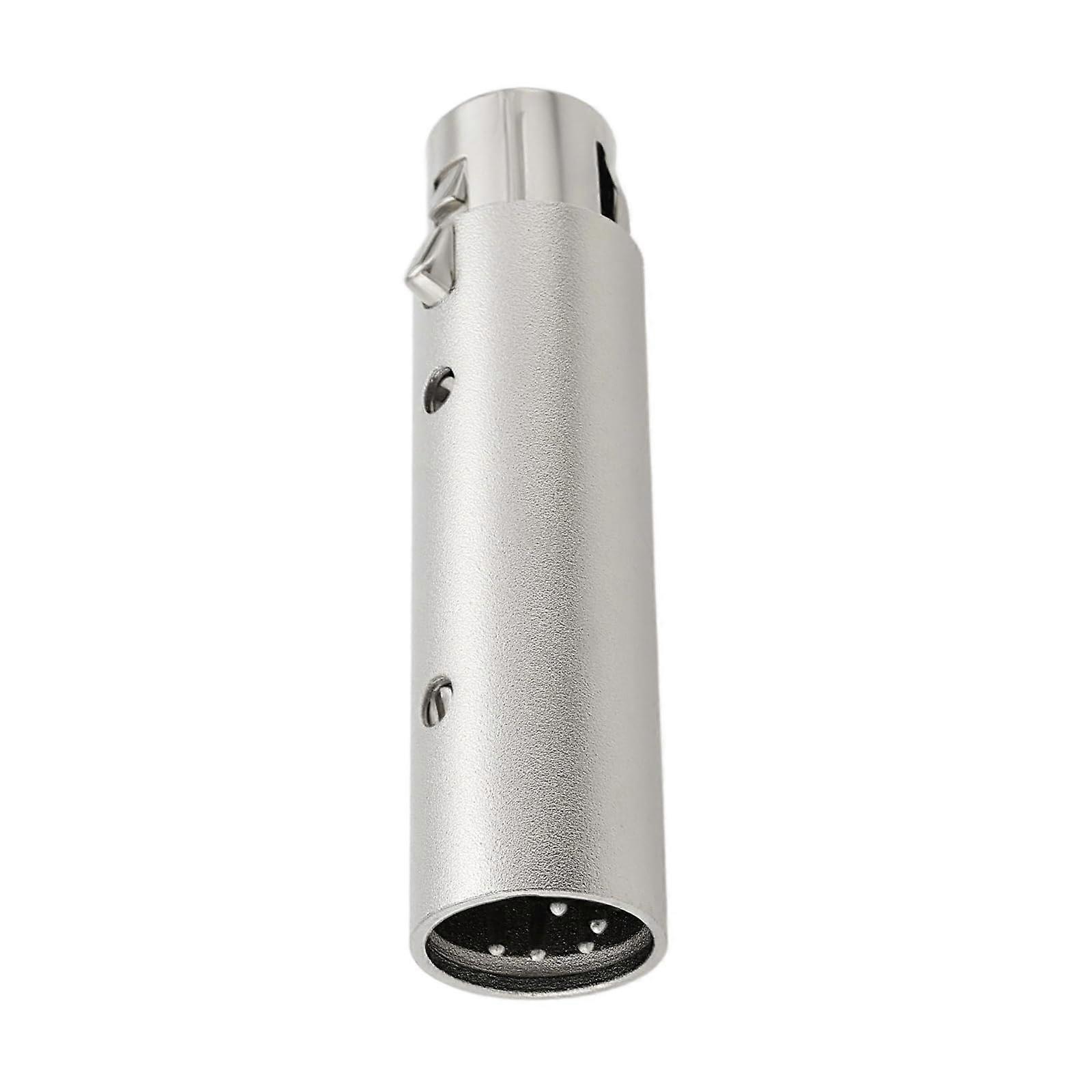 XLR Adapter 5 Pin to 3 Pin DMX Connector Female to Male with GoldPlated Contacts for Stage Lighting