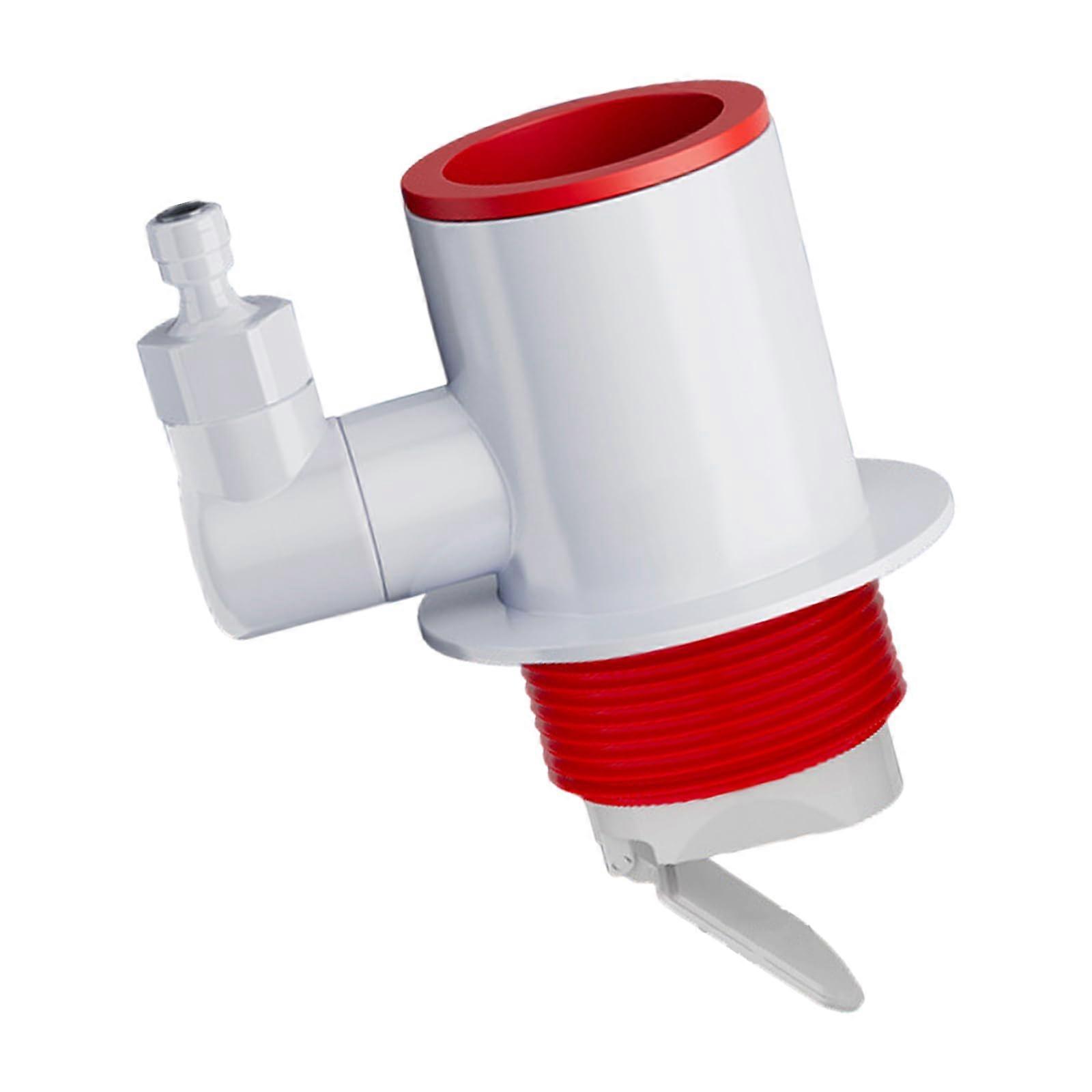 Kitchen Sink Drain Pipe Connector, Odor Fast Flow ABS ThreeWay Adapter for Bathroom