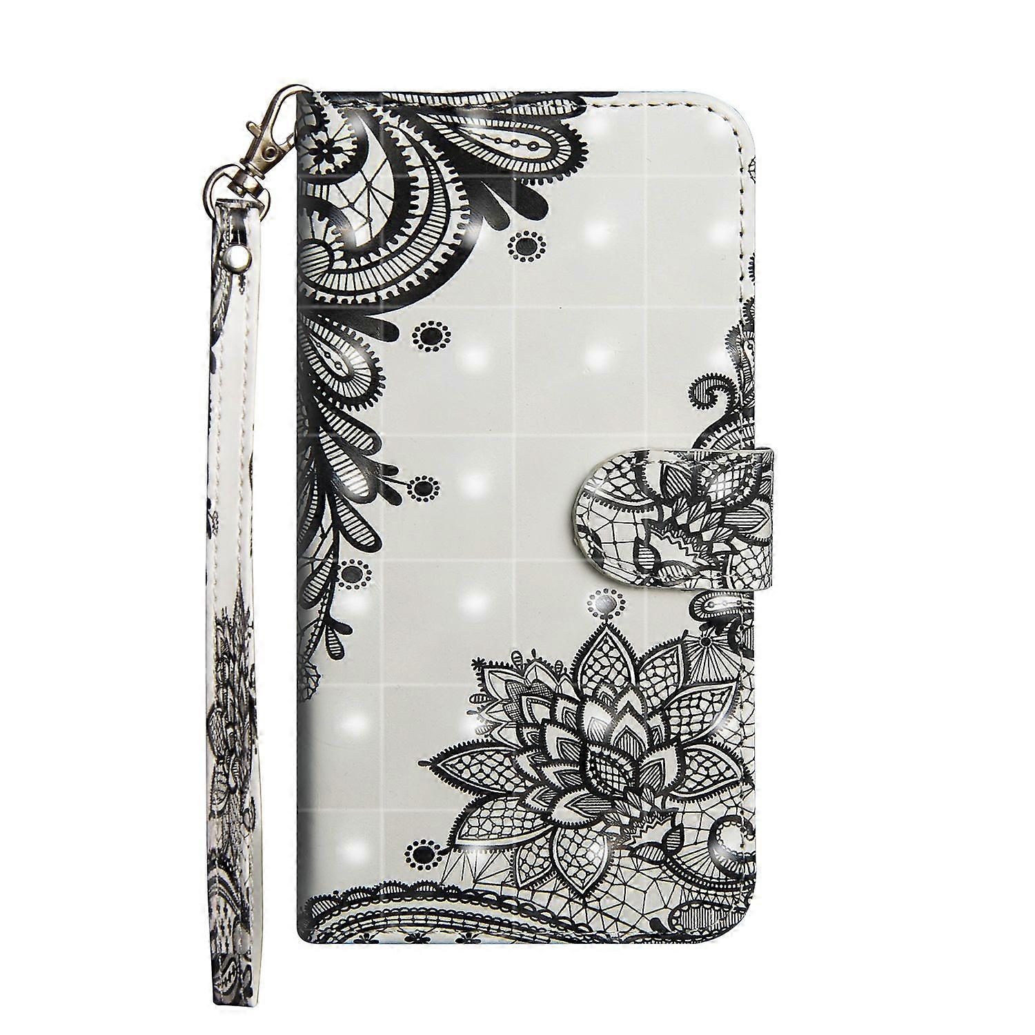 Pattern Printing Wallet Stand Leather Flip Shell for Huawei P20 Pro
