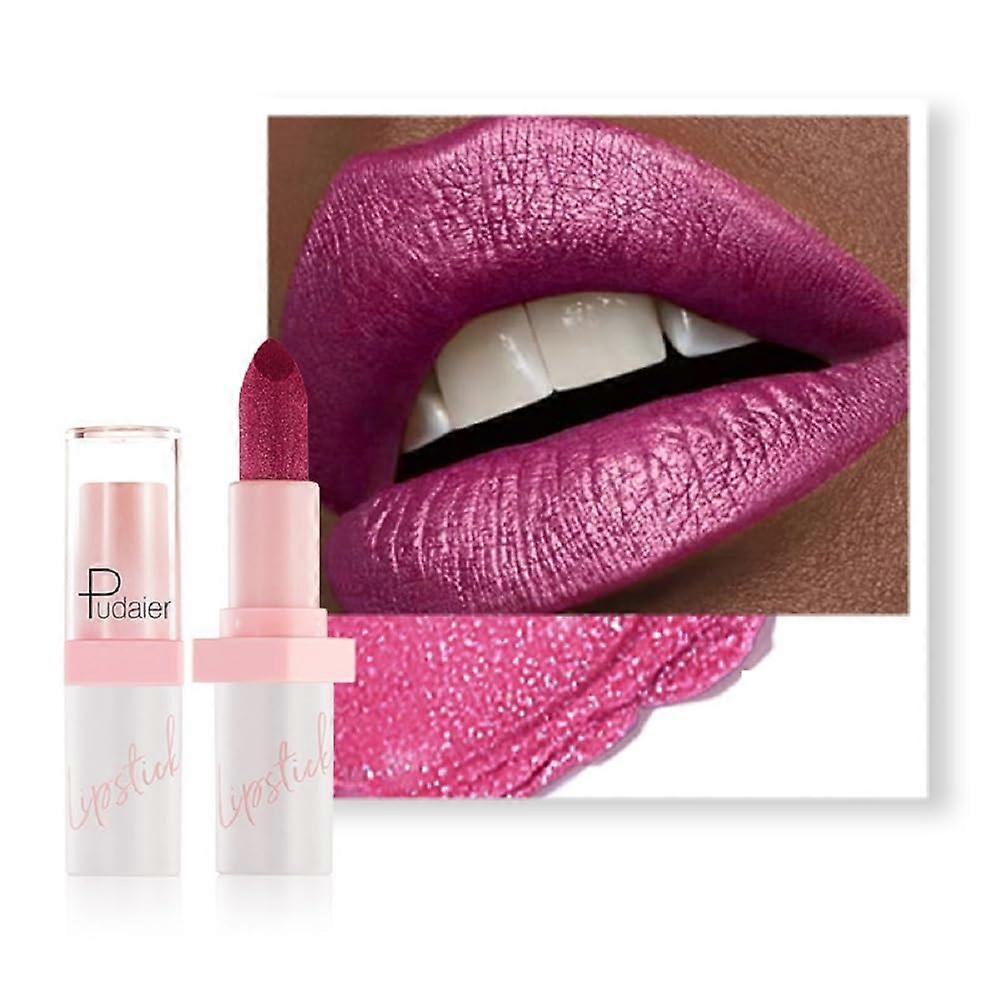 Metallic Lip Gloss Shimmery Diamond Lipstick Set, 10 Colors, LongLasting Hydrating NonSticky