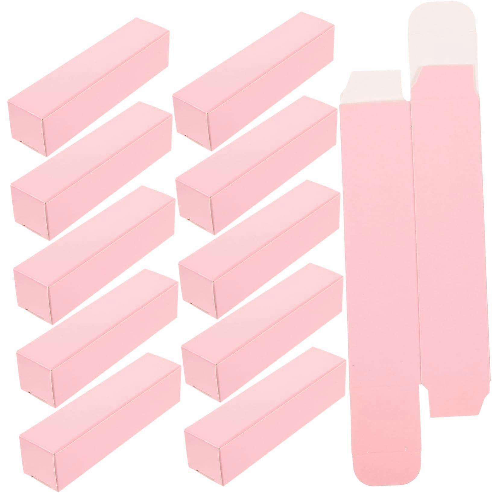 25pcs Paper Lipstick Packaging Box and Lip Gloss Wrapping Containers for Makeup Samples Bulk Supply