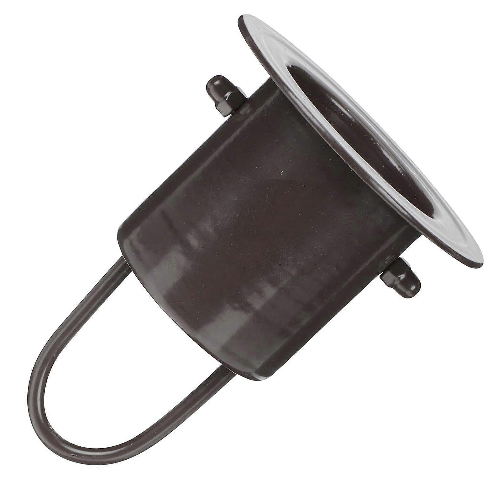 Aluminum Rain Chain Adapter with Cup Hook for Gutters, Easy Installation, Durable Outdoor Use