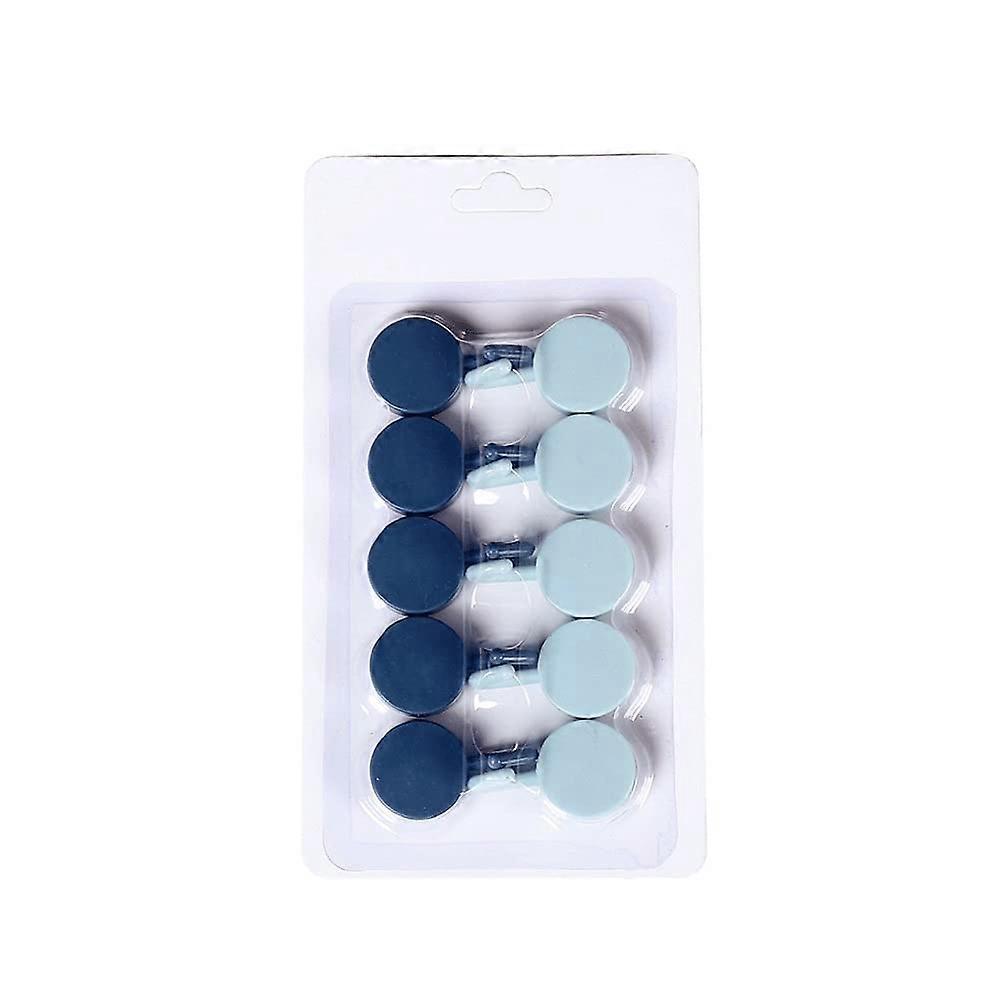 Adhesive Wall Hooks 10pcs No Drill Seamless Hooks for Bathroom Kitchen Home Organization