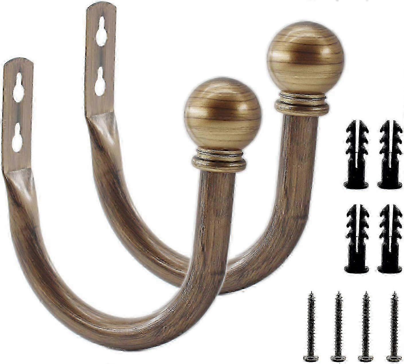 2025 Decorative Curtain Holdbacks,Wall Mounted Window Drapery Tiebacks Hooks Drape hk