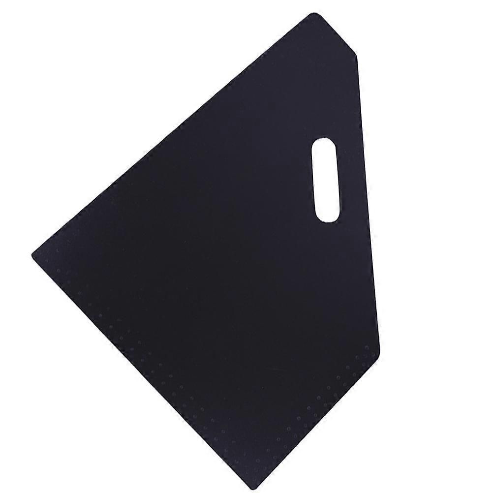 Telescopic File Organizer for Storage Use Black Plastic with Desktop Multi-Layer Design