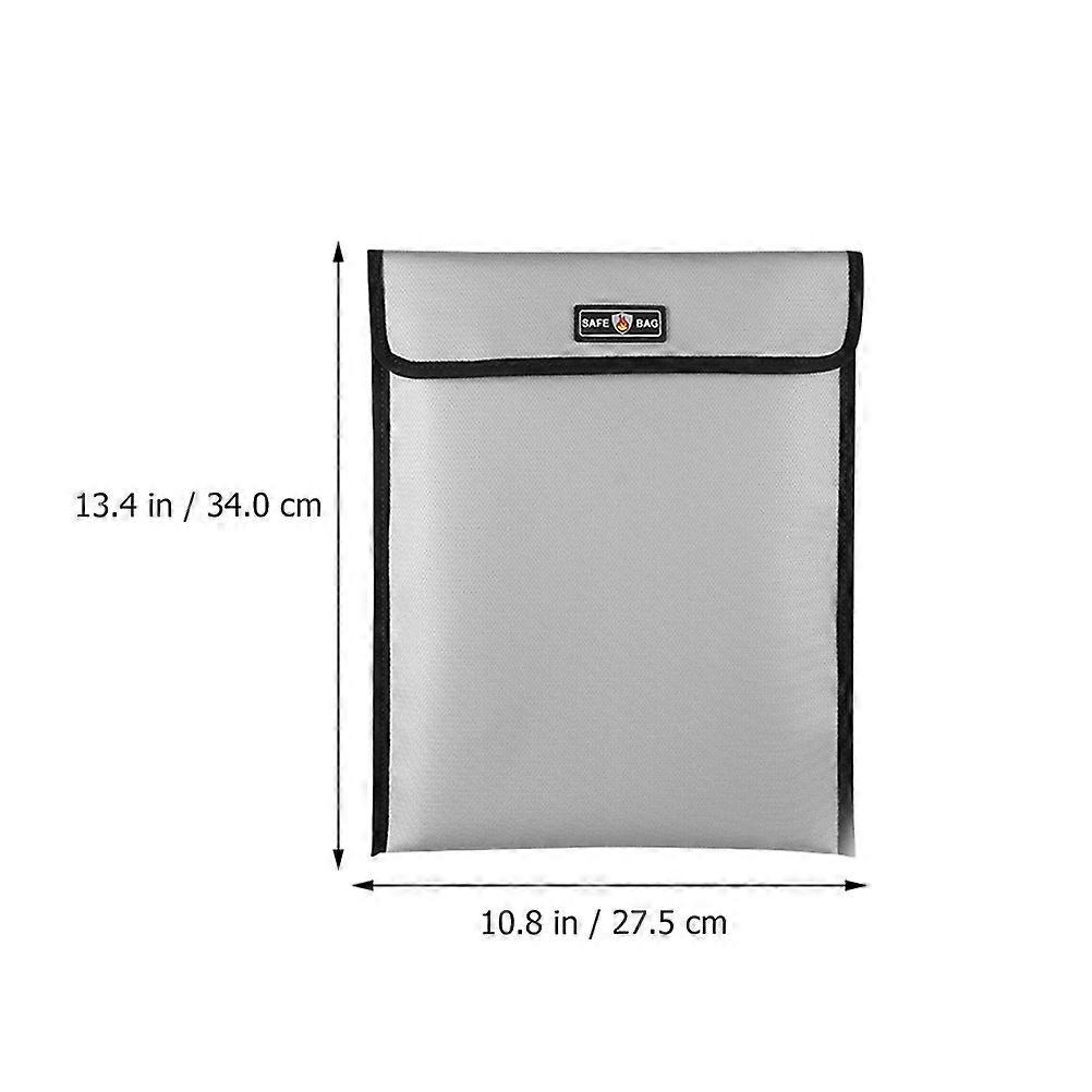 Waterproof Fireproof Bag for Storage 2Pcs Security Document Bag