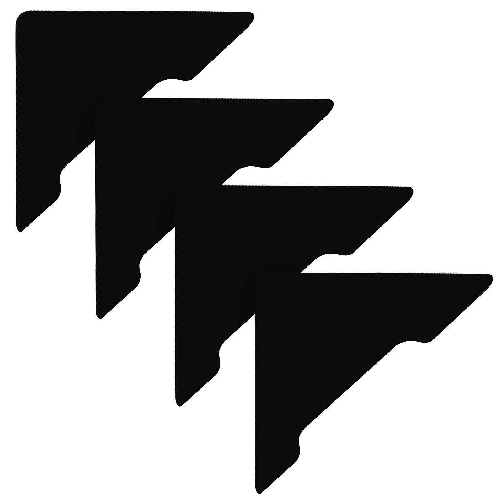 Car Door Protector Edge Guard for Protection 4Pcs Easy Install Black PU Material