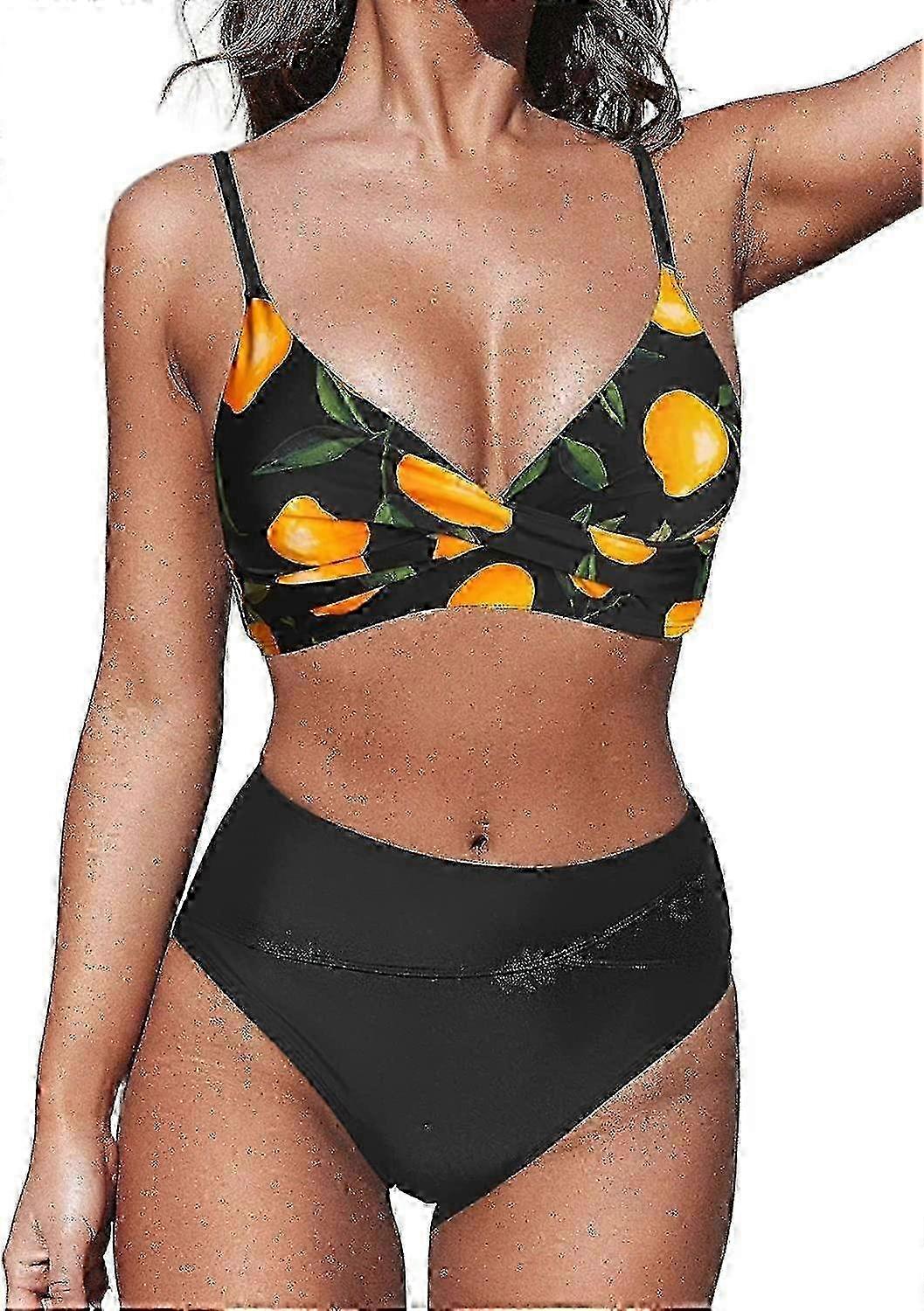 Fato de banho com atacadores para mulher com controlo da barriga e folhos