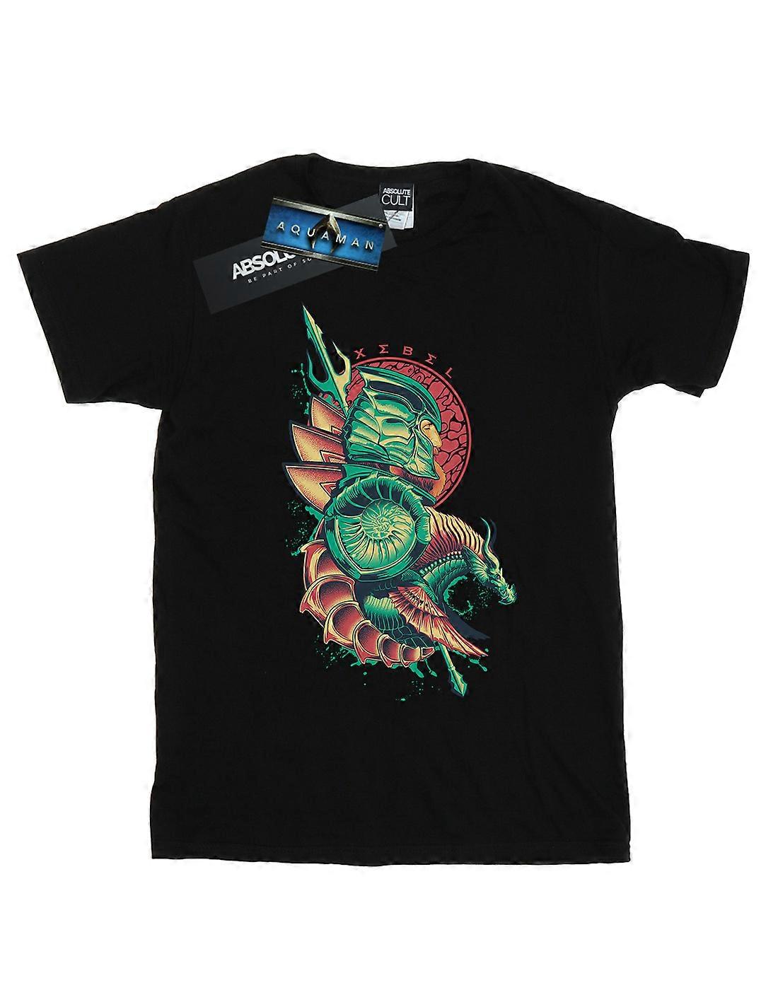 DC Comics Boys Aquaman Xebel Crest T-Shirt