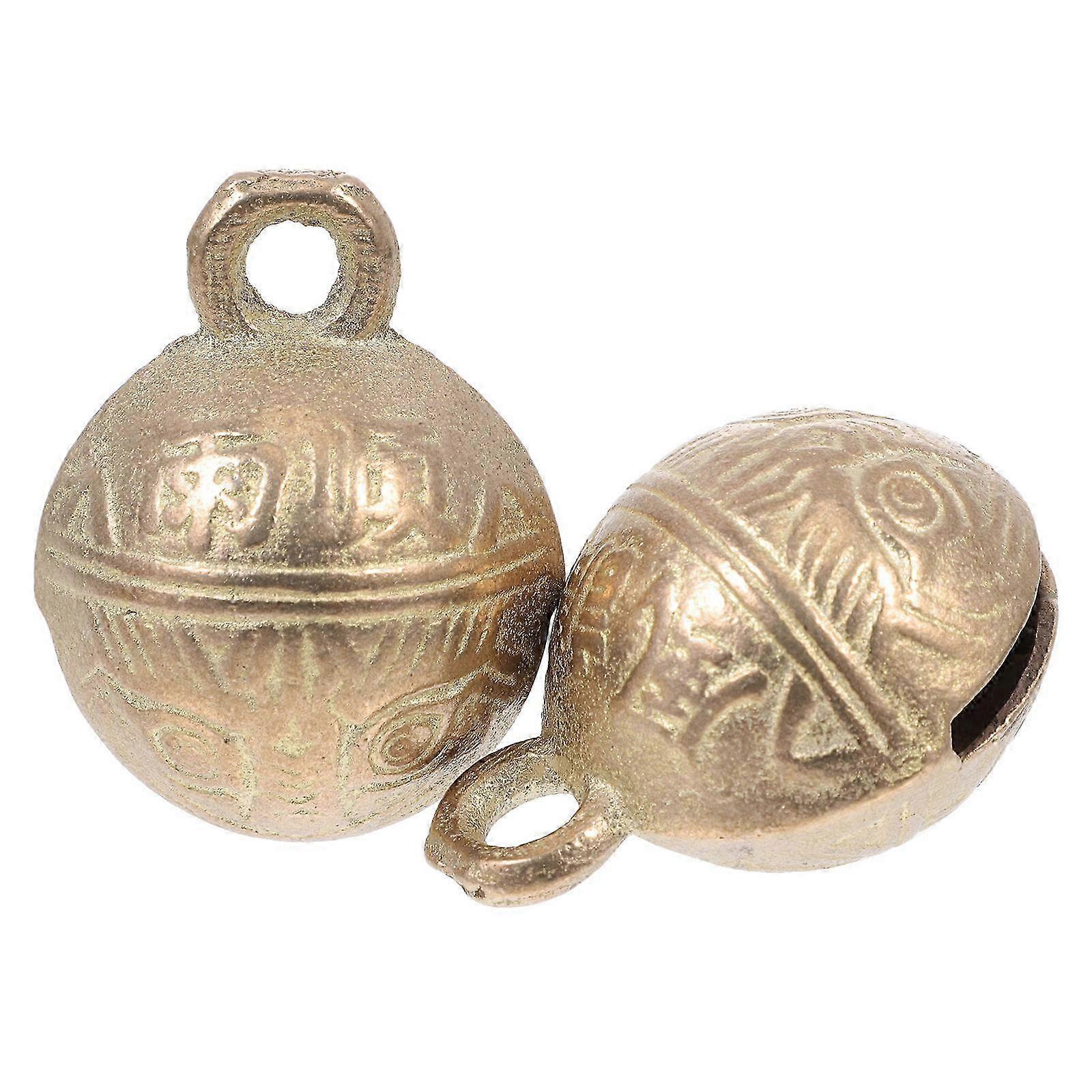 Copper Bells for Decoration Portable 4Pcs Decorative Bells