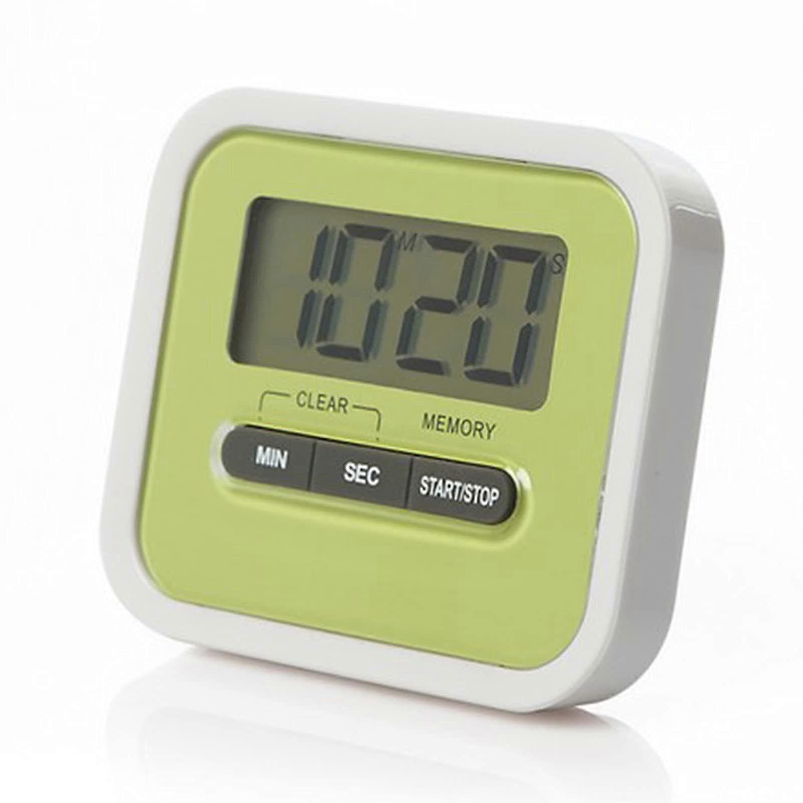 Digital Kitchen Timer 100Min Countdown Stopwatch Large LCD Dual Modes Loud Alarm Magnetic Clip