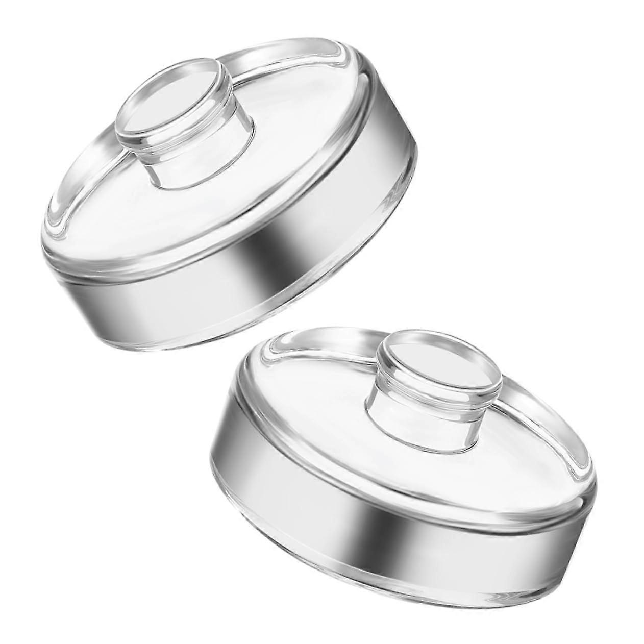 Glass Fermentation Weights for Wide Mouth Jars, 2pcs Pickling Weights Keep Vegetables Submerged