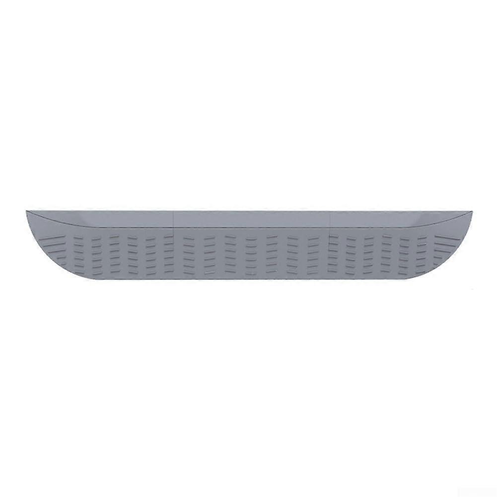 58cm Silicone Doorway Ramp for Robot Vacuum, MultiModule Splicing, Enhanced Climbing Ability, Gray