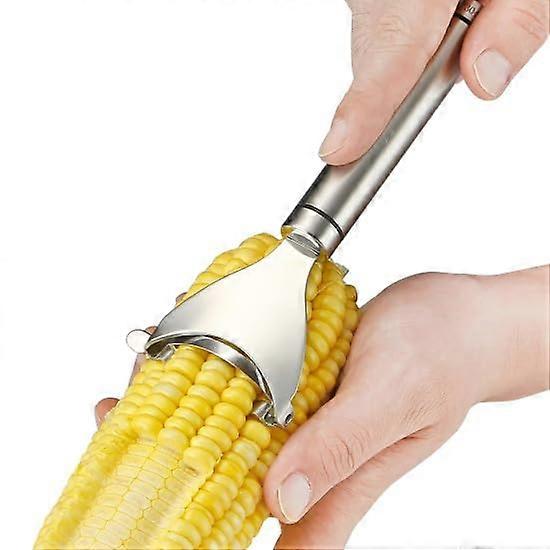 Stainless Steel Corn Stripper Tool with Ergonomic Comfort Grip for Fast Kernel Removal Kitchen Use