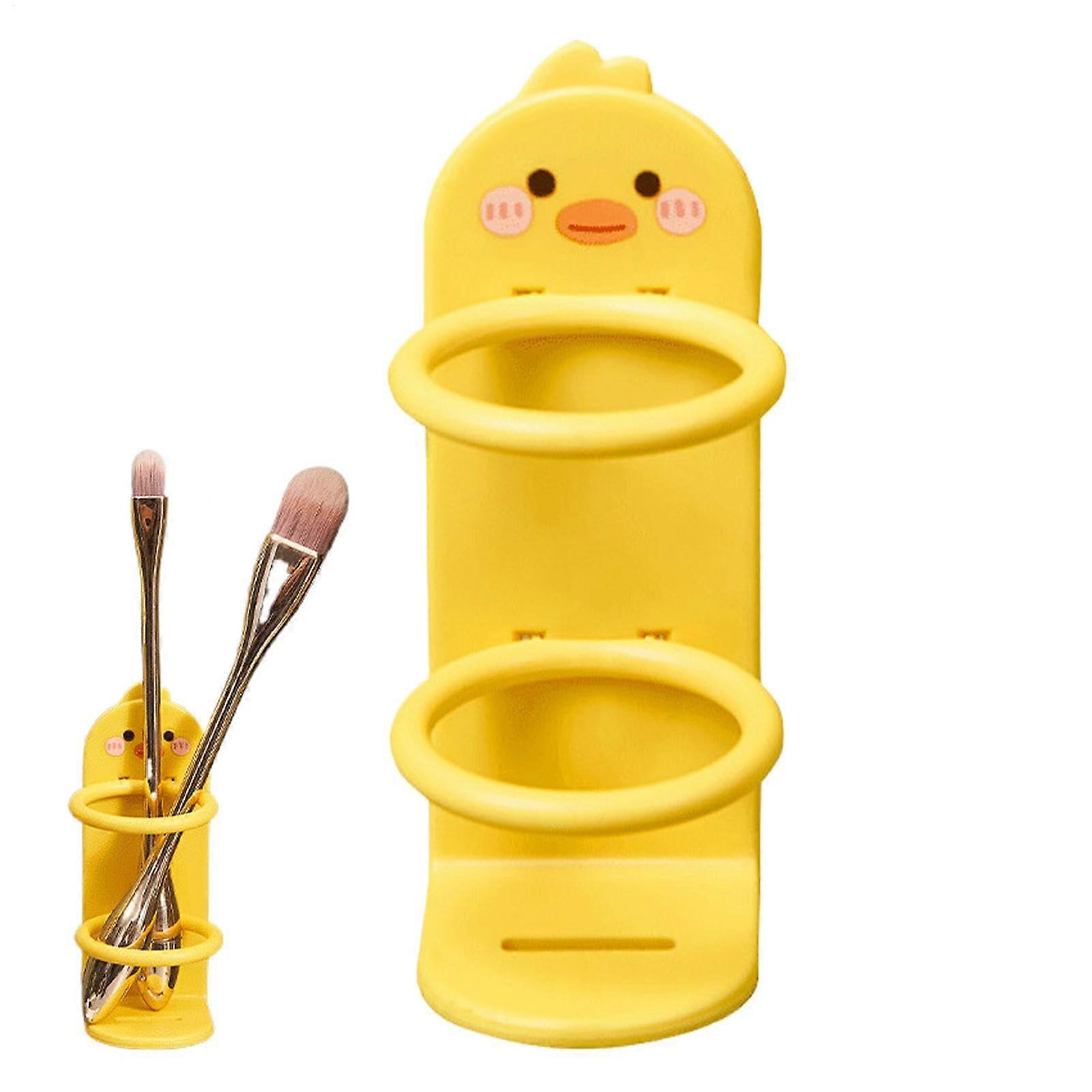 Wall Mounted Electric Toothbrush Holder with Waterproof NoDrill Install for Bathroom Storage