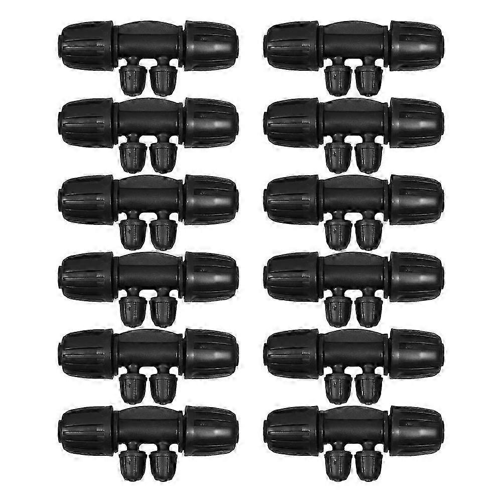 Drip Irrigation Connectors Quick Connect Set 48Pcs for Efficient Watering