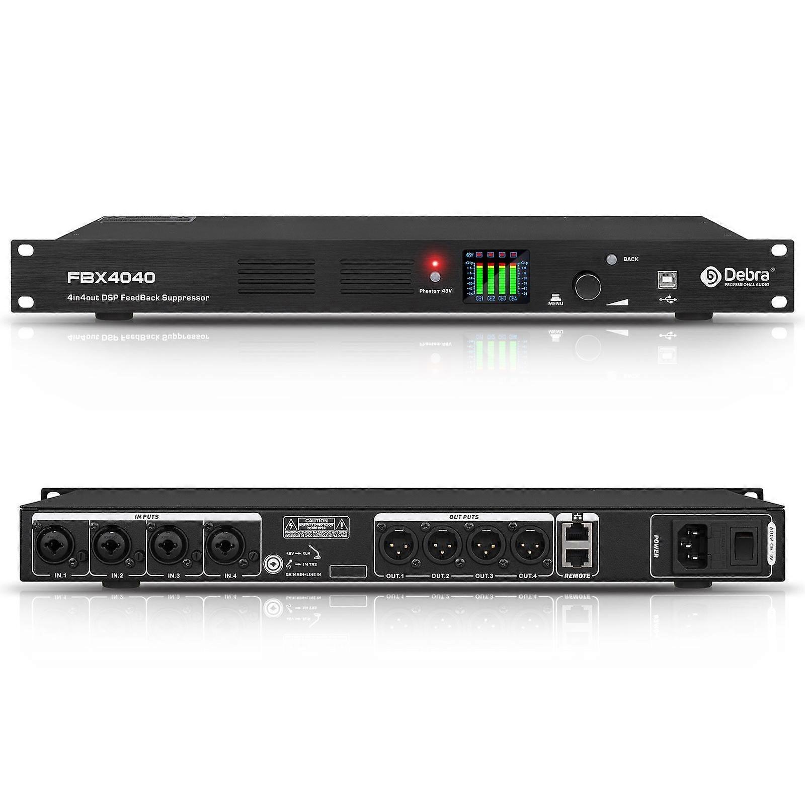 DEBRA FBX4040 DSP Feedback Suppressor