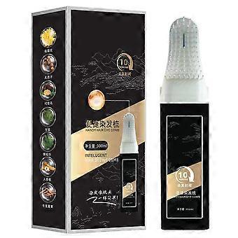 Natural Plant Extract Hair Dye Comb Hypoallergenic Hair Dye Cream Gray Hair Coverage for Women Men
