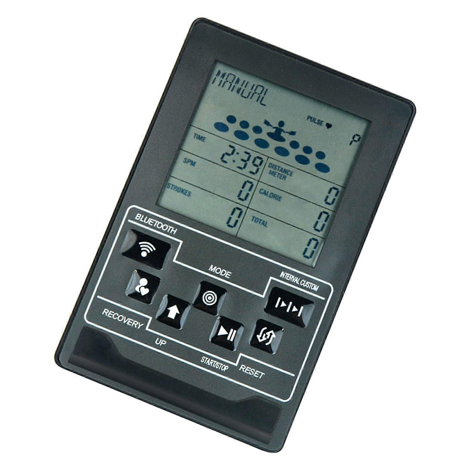 Adjustable Indoor Rowing Machine with RealTime Tracking and Large Display for Home Gym