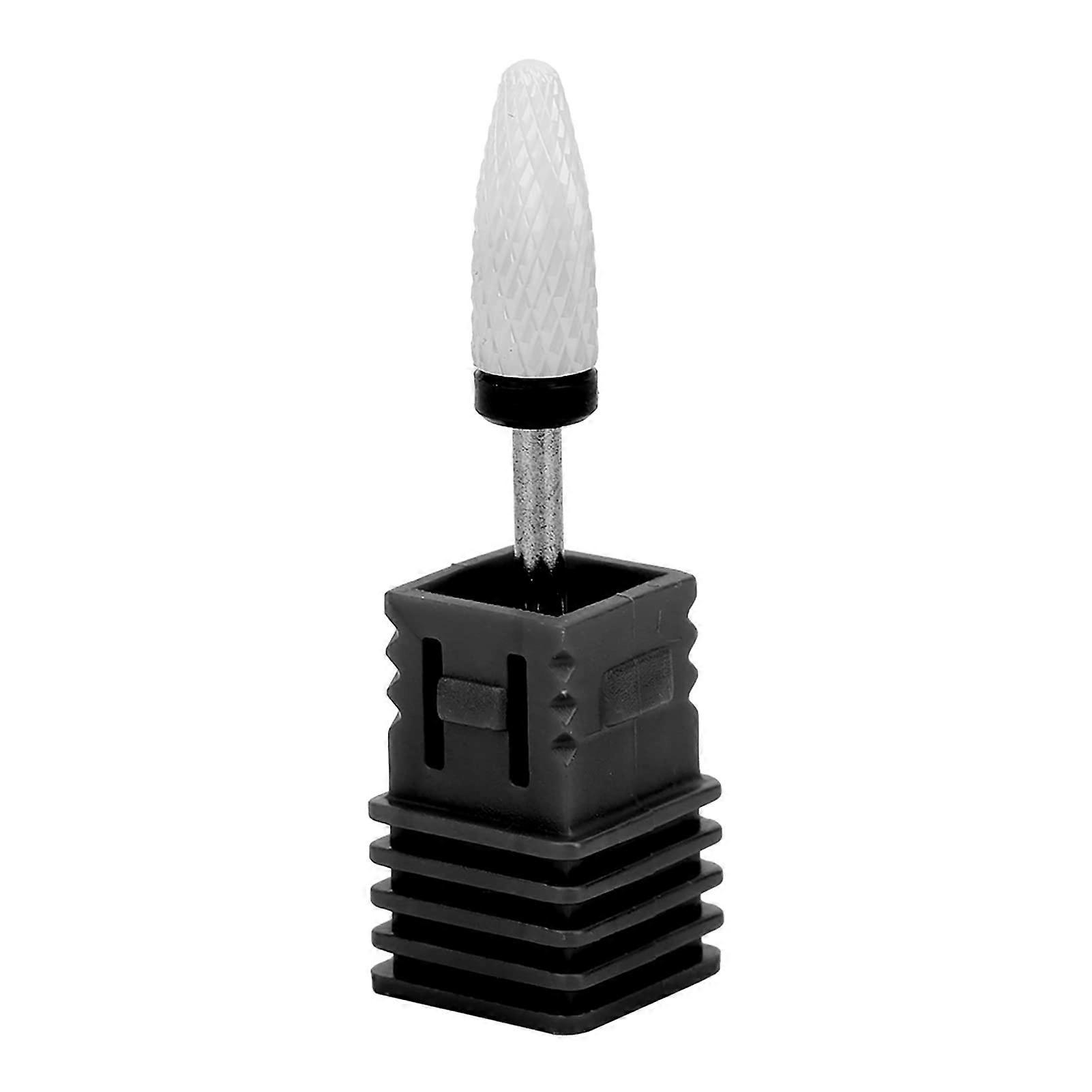 Ceramic Corn Head Nail Drill Bit for Manicures, Precise Reshaping, Durable Lightweight Build