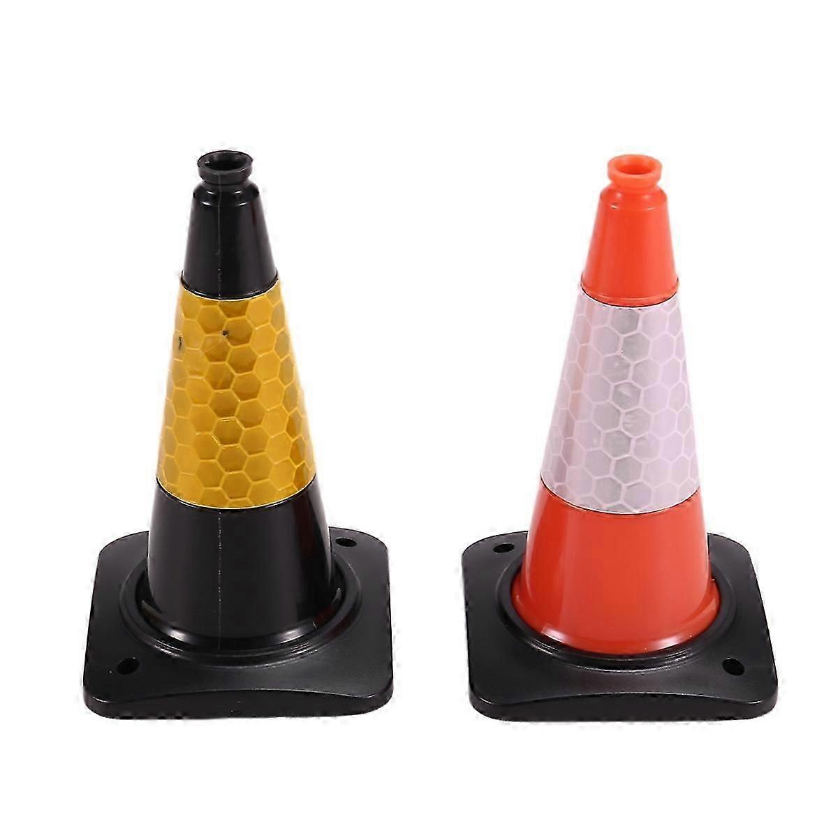 2PCS Simulation Road Cone Reflective Cone Model