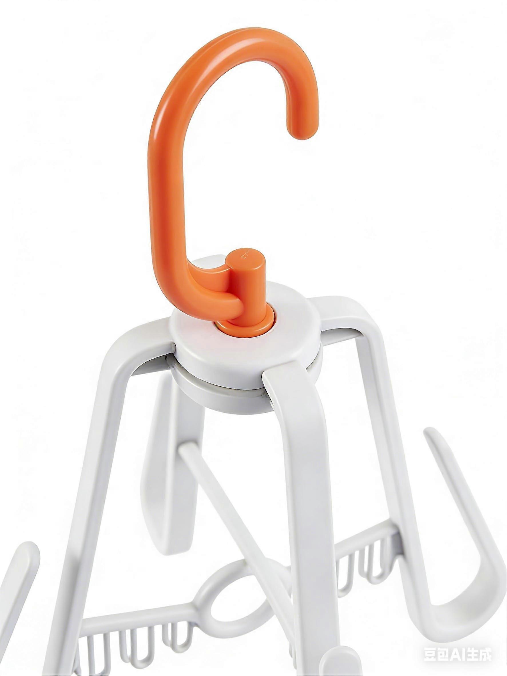 3pcs Balcony Hanging Shoe Drying Rack Organizer, White Plastic Space Saving Storage with Hooks