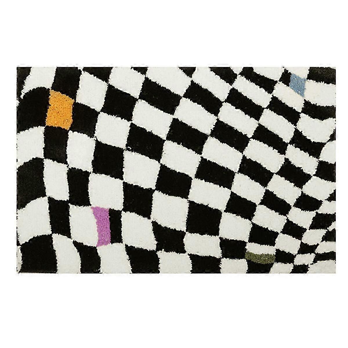 Bedside Carpet Decor Anti Slip Floor Mat C