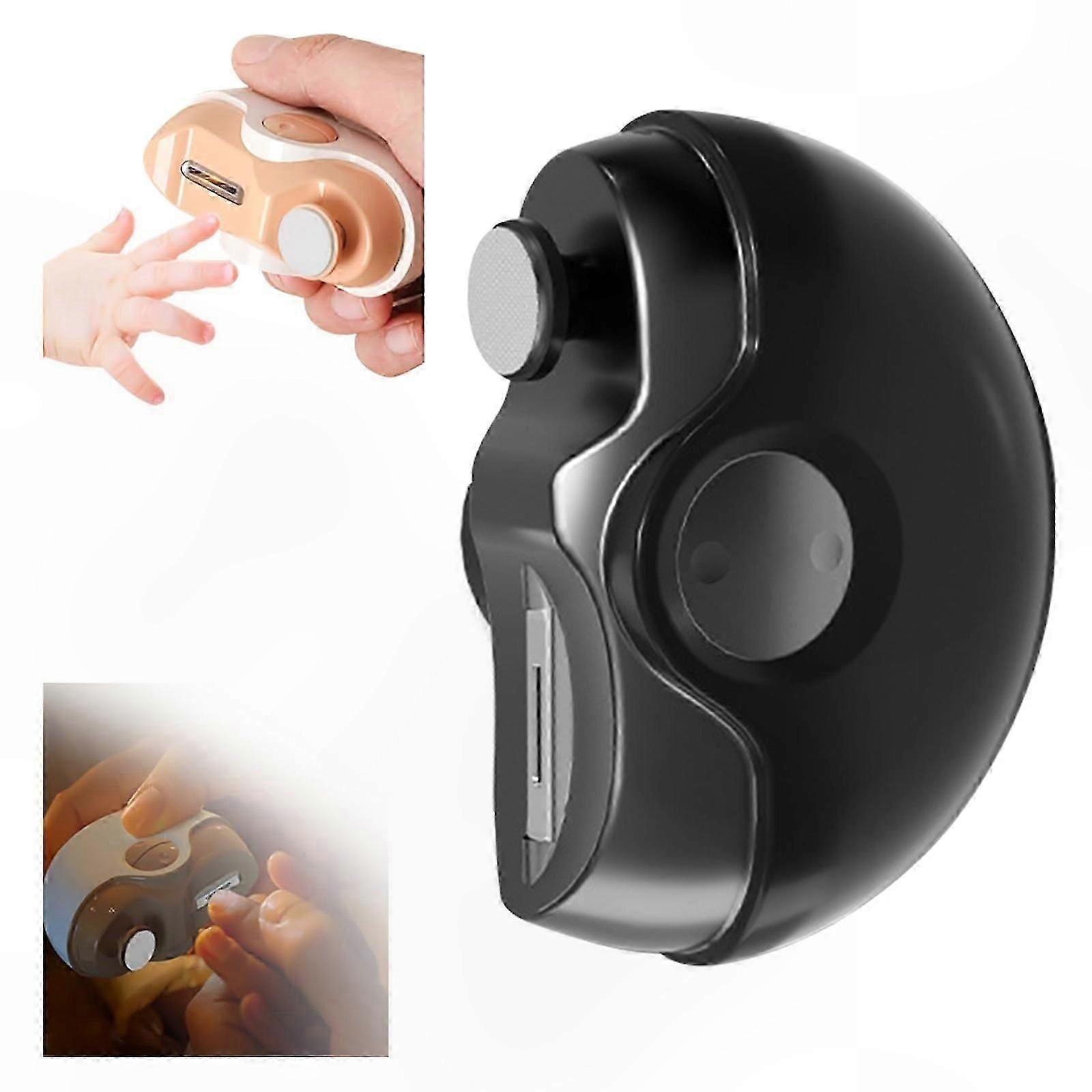 Rechargeable Electric Nail Trimmer with Dual Speed Settings