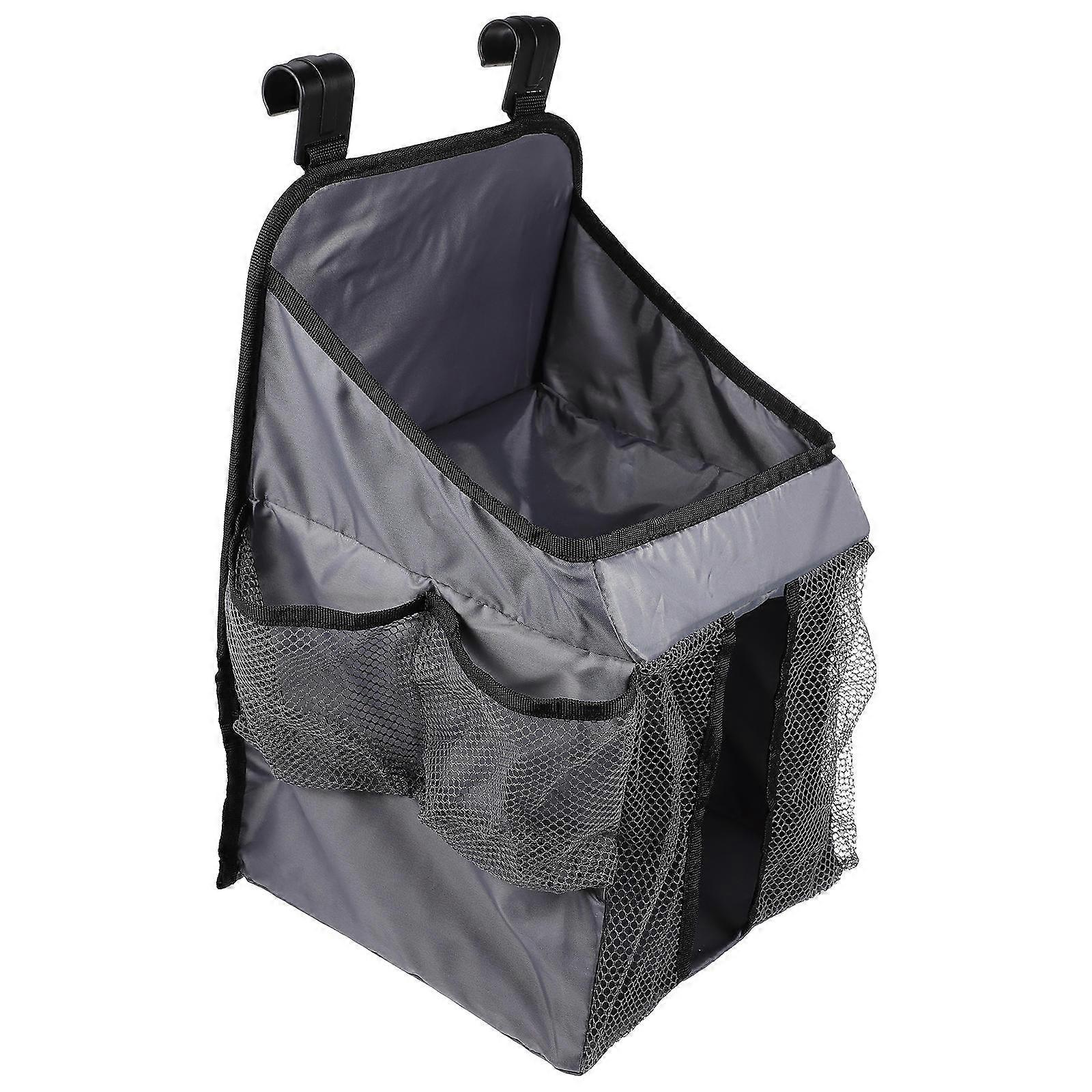 3Pcs Rectangular Diaper Bag Organizer Simple Design For Home Use Travel Grey