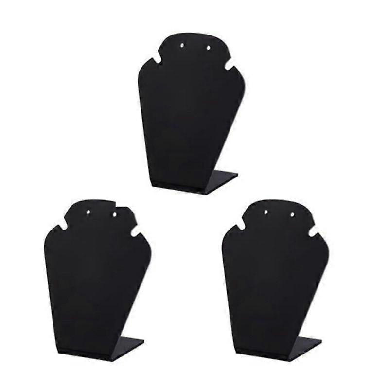 3Pack Acrylic Necklace Display Stand Earring Display Rack