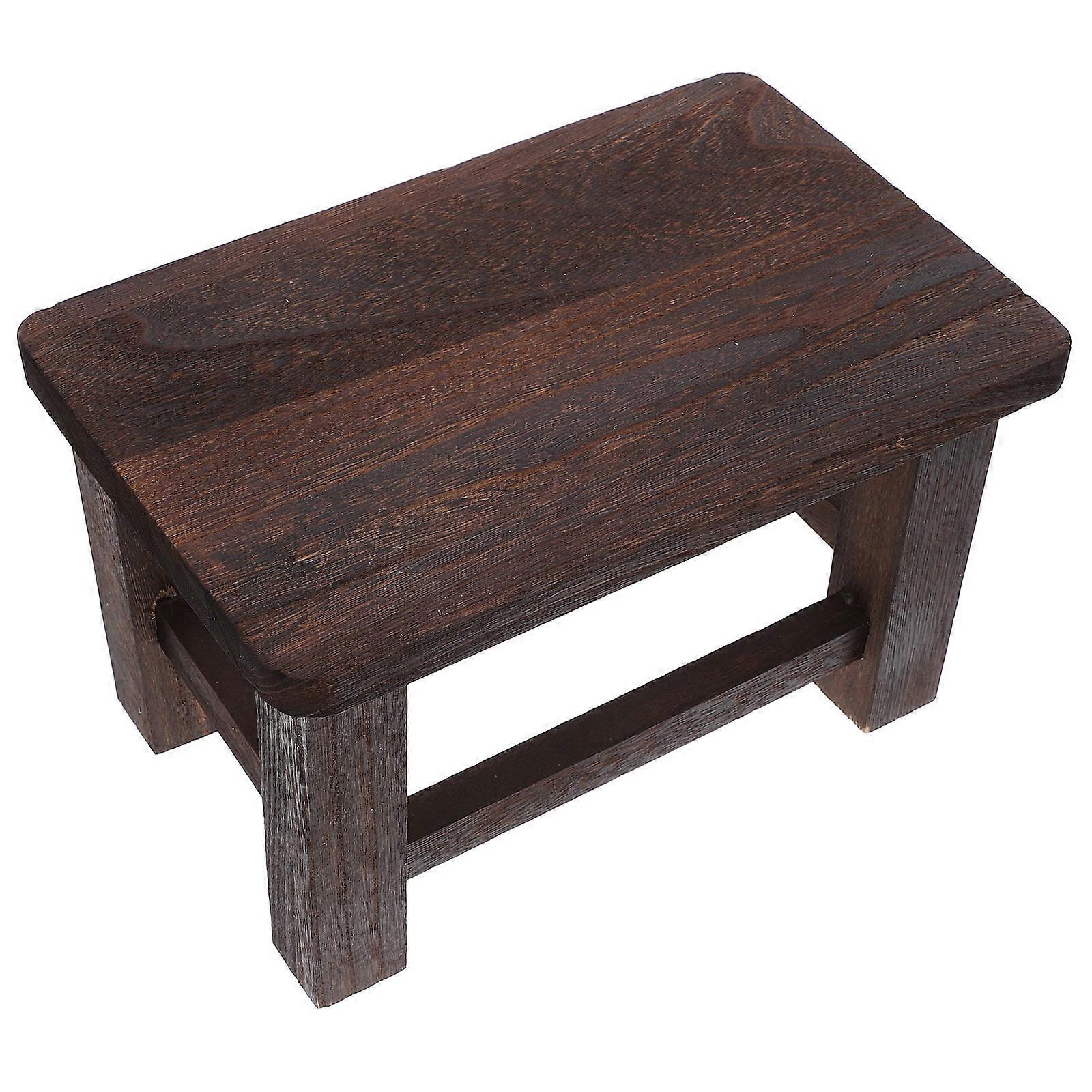 Wooden Shoe Changing Stool for Home Small Stool in Assorted Colors