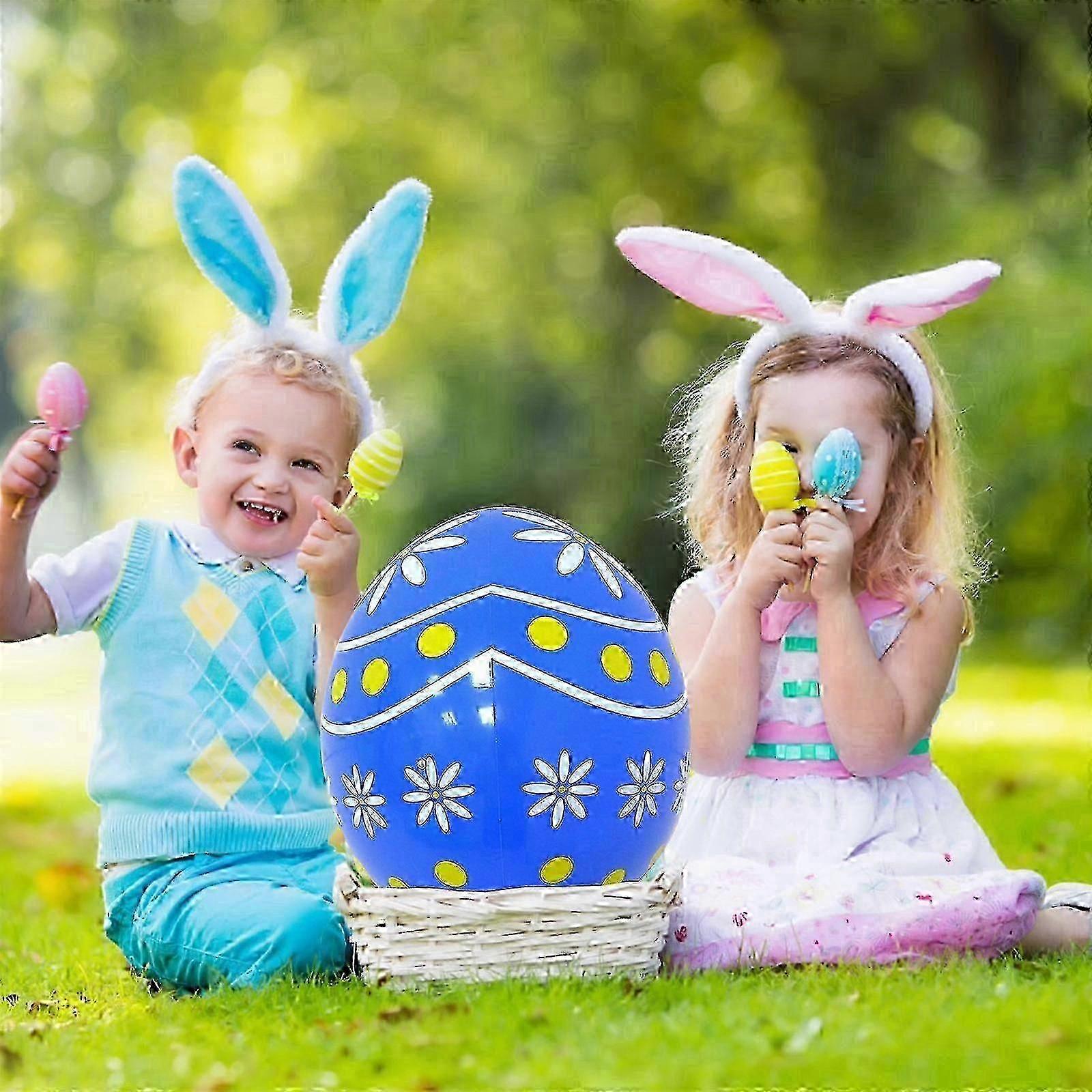 x Inflatable Easter Eggs Decoration Inflatable Easter Eggs Courtyard Decoration Easter Toy Easter Eggs Inflatable Easter Eggs