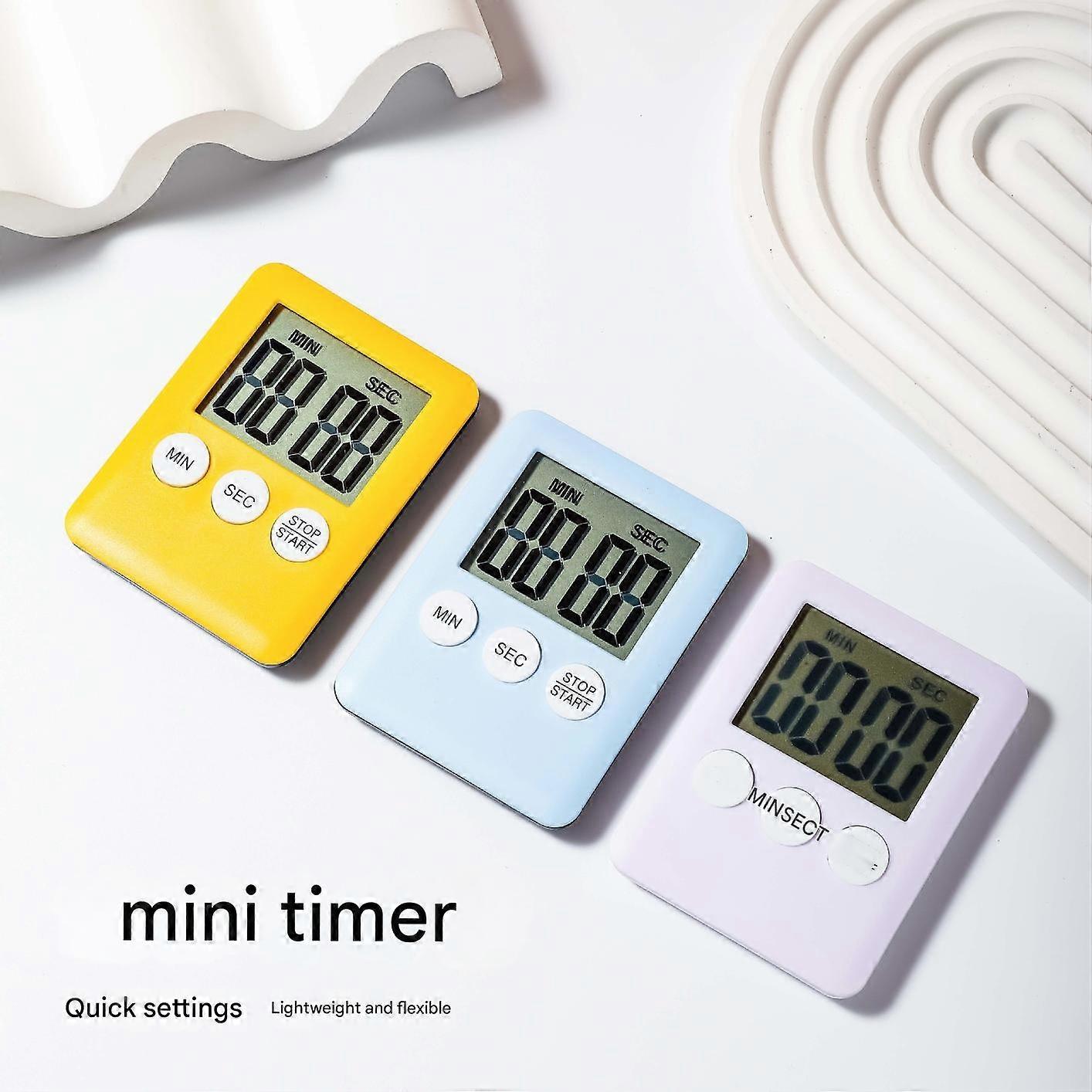 Kitchen Timer, Mini Thin, Switch Countdown, Colorful Kitchen Use