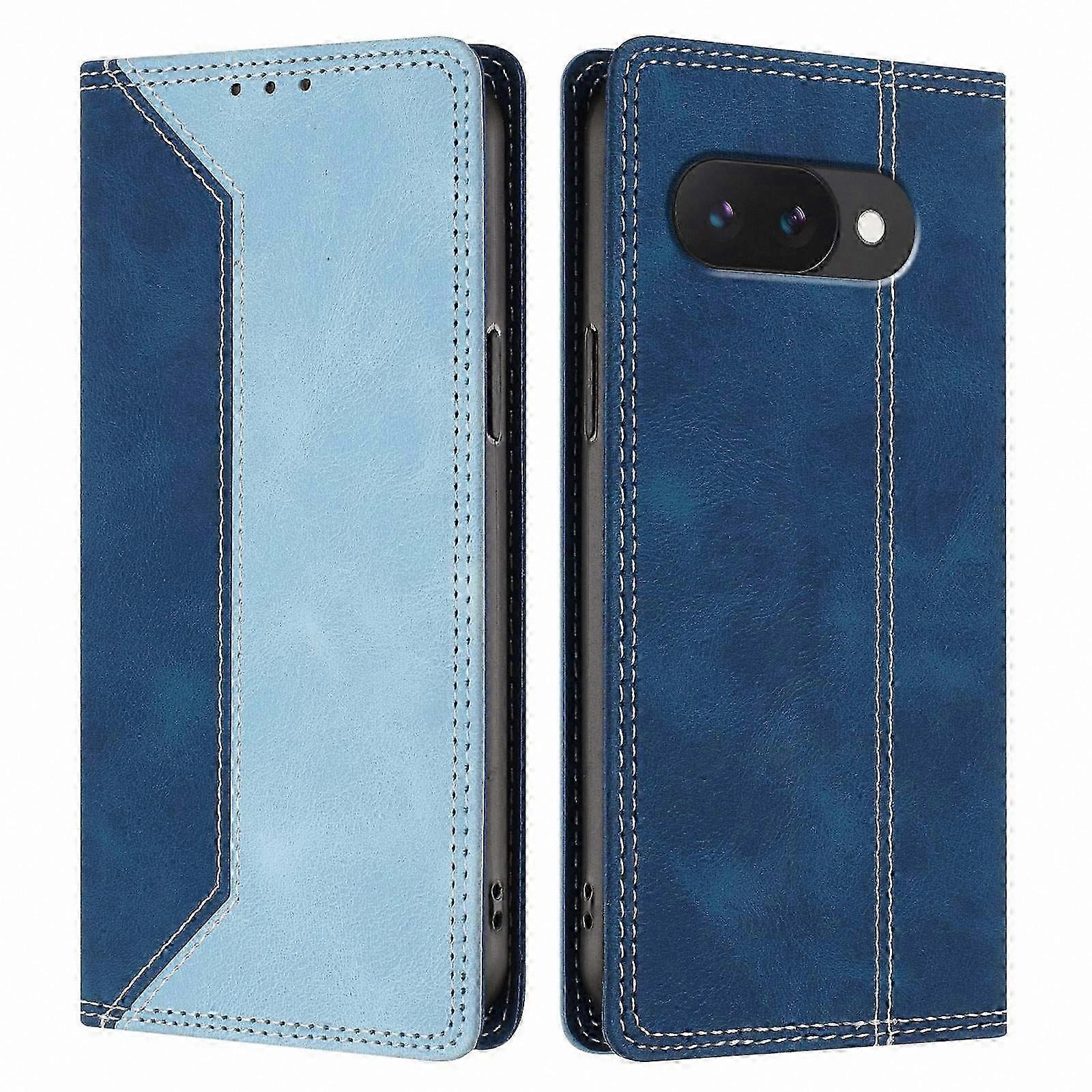 Google Pixel 10a Leather Case with RFID Blocking, Wallet Stand & Touch Color Design