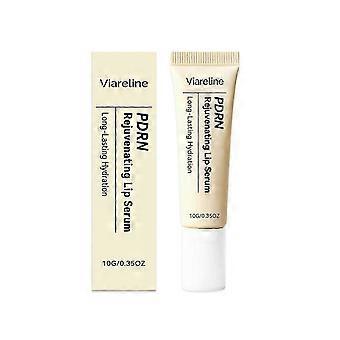 PDRN Sérum Labial Rejuvenescedor 10g - Bálsamo Labial de Hidratação Duradoura para Lábios Secos e Rachados, Esfoliação Suave e Hidratação Labial