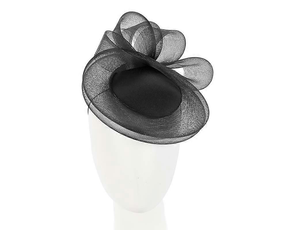 Black Custom Made Cocktail Hat K4691B
